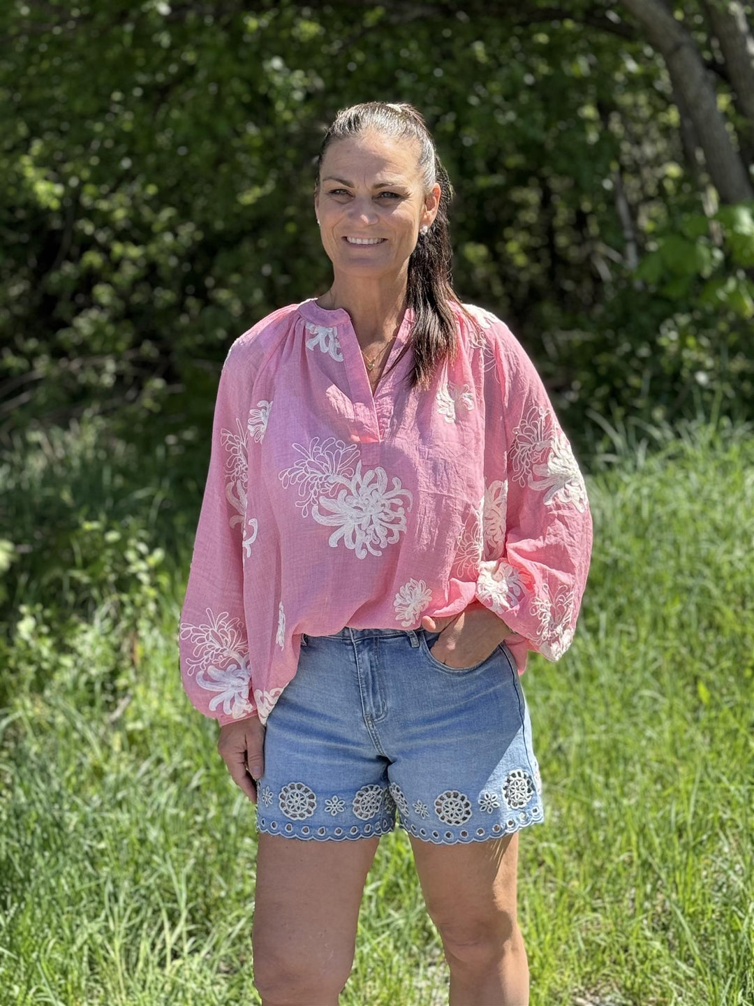 Le Coco - Susse Bluse - Rosa