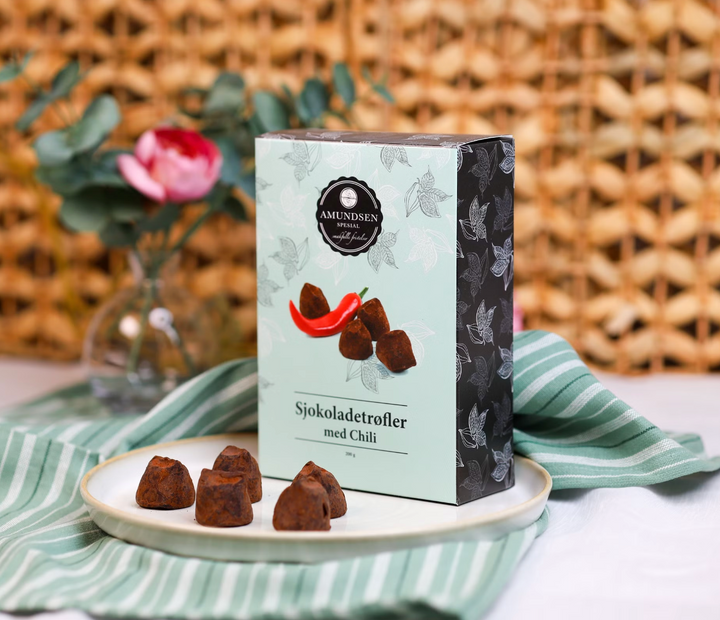 Amundsen Spesial - Sjokoladetrøfler med Chili