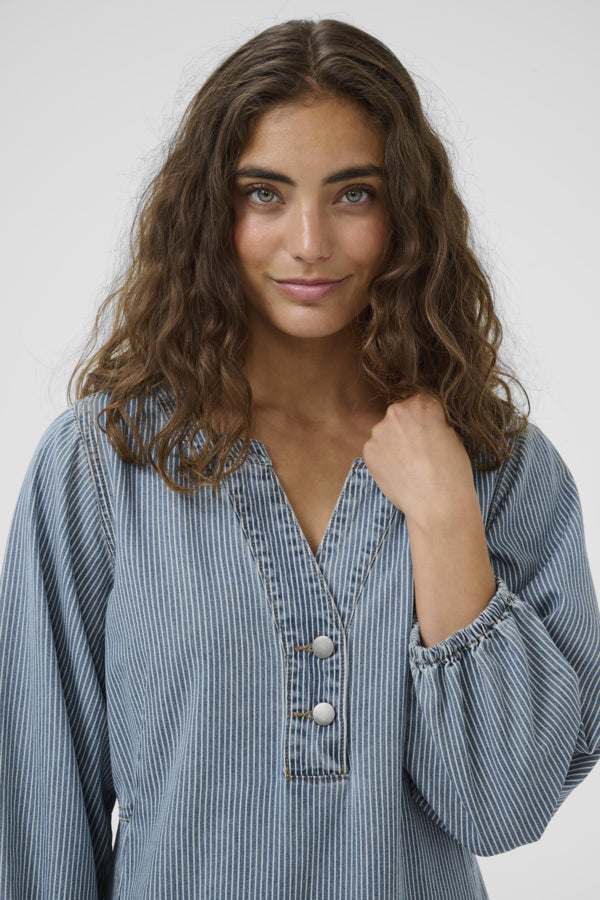 Culture - CUayna 3/4 sleeve kjole