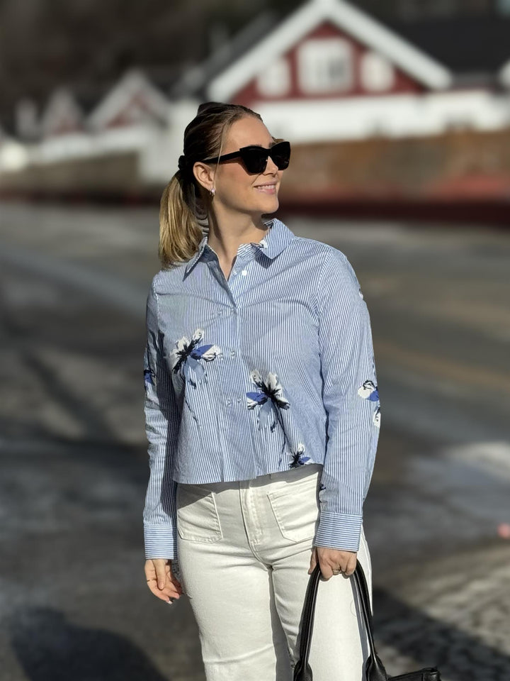 Culture - CUBrila Skjorte med blomster