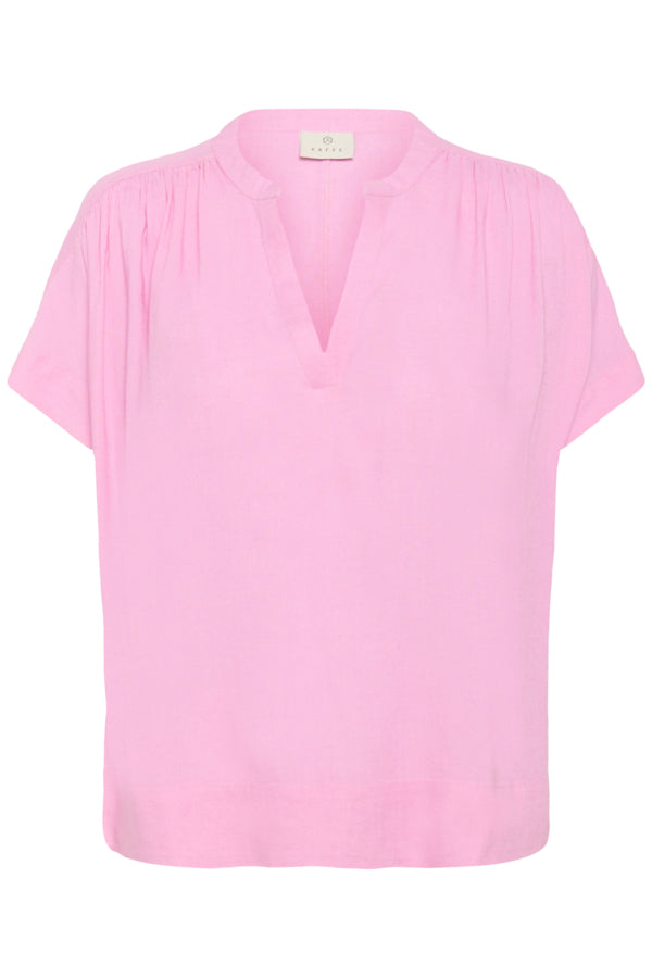 Kaffe Clothing - KAMILIA SL Bluse - Pink Frosting