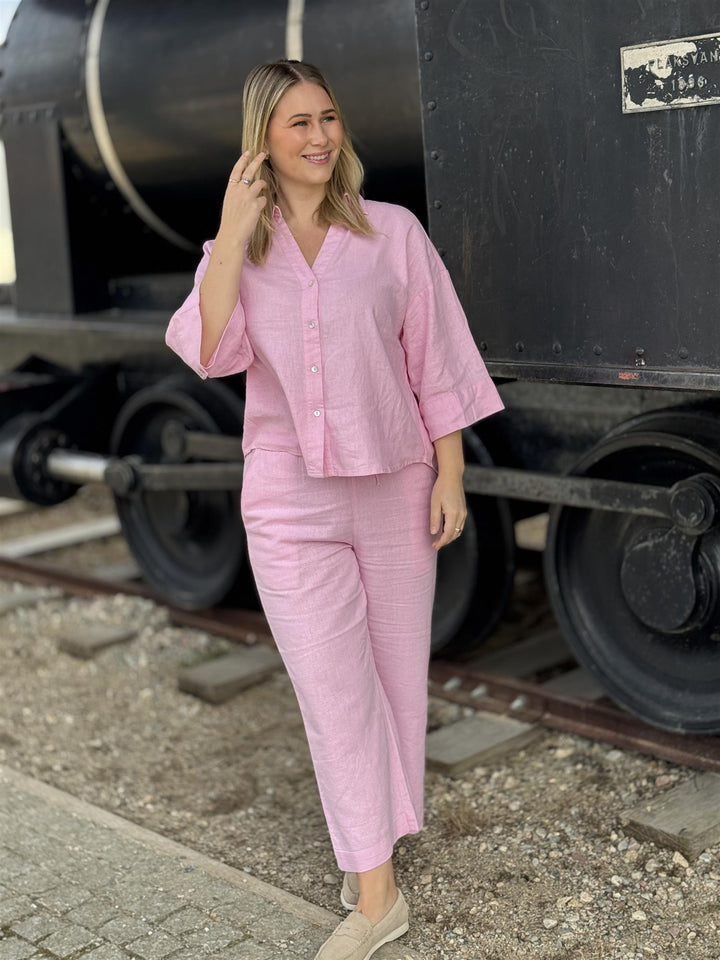 Freequent - FQLAVA Skjorte - Rosa