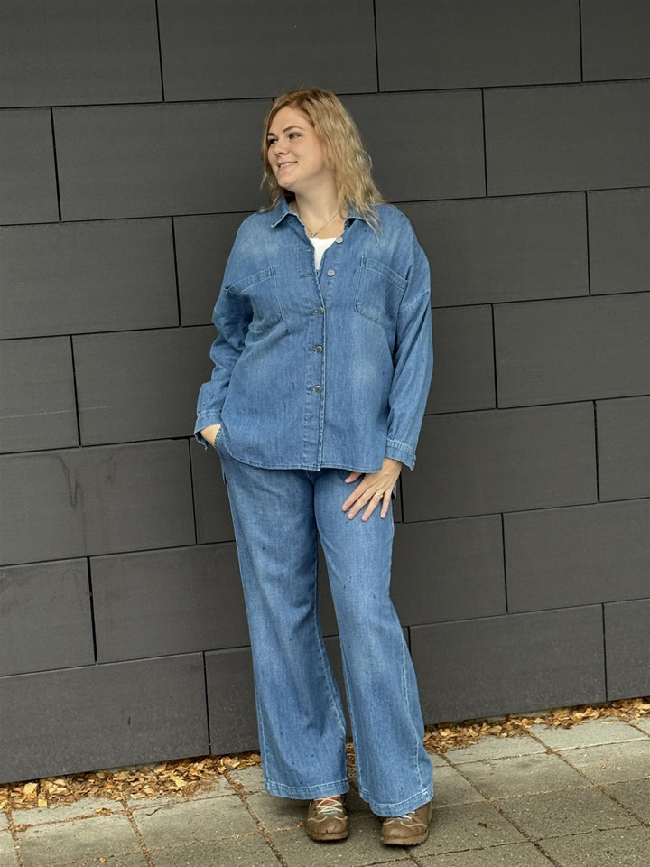 Black Colour - BCNETTIE Jeans skjorte jakke