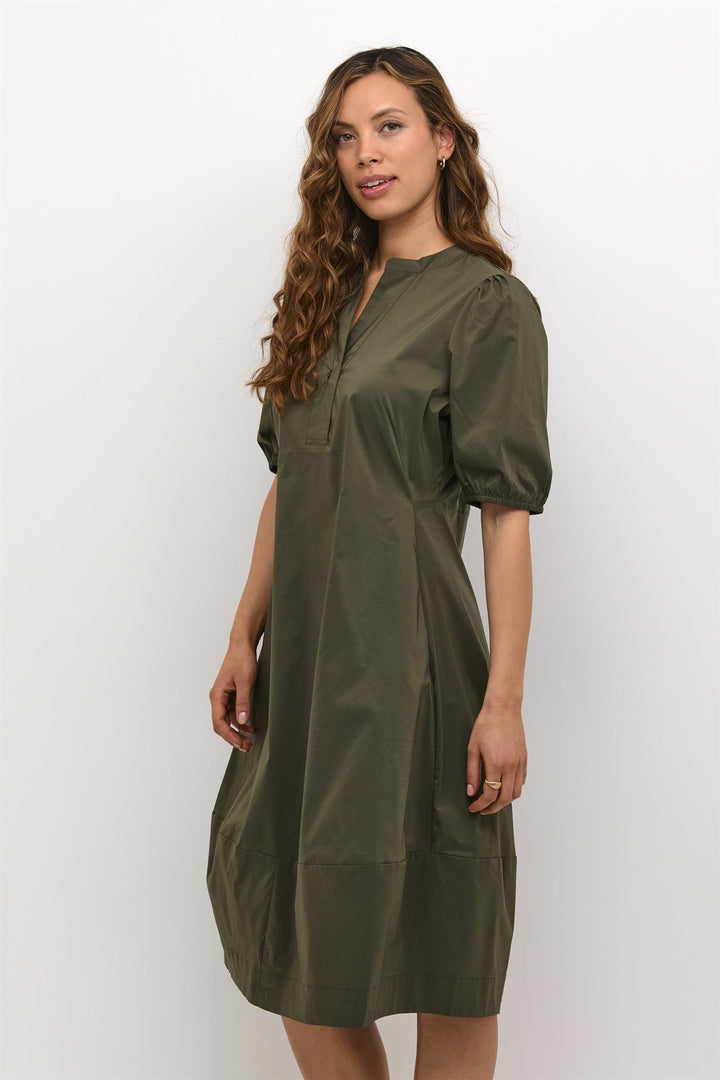 Culture - CUantoinett SS Placket Dress - Kjole