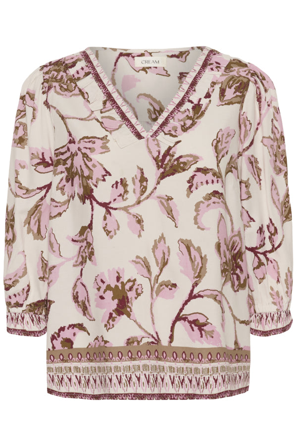 Cream - CRTIAH Boho Bluse - Rosa