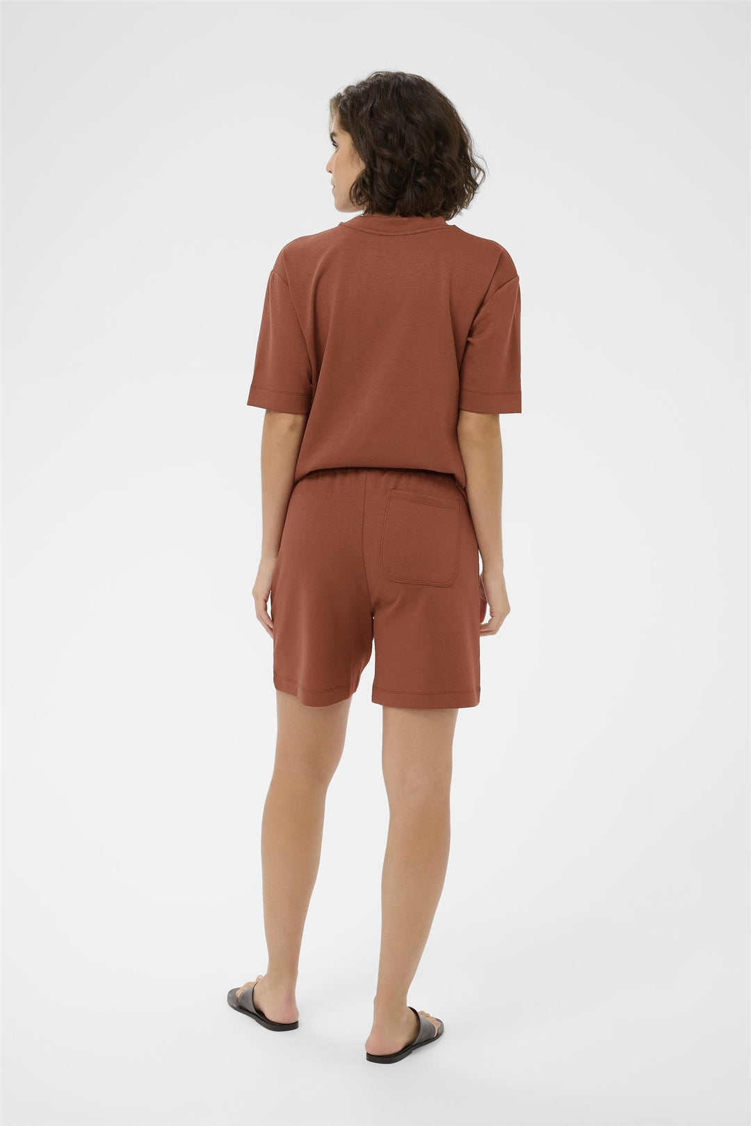 Kaffe Clothing - KAannie Jersey Shorts - Brun