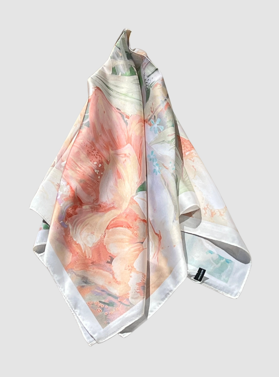 NORA Norway - Bandana skjef - Big flower white