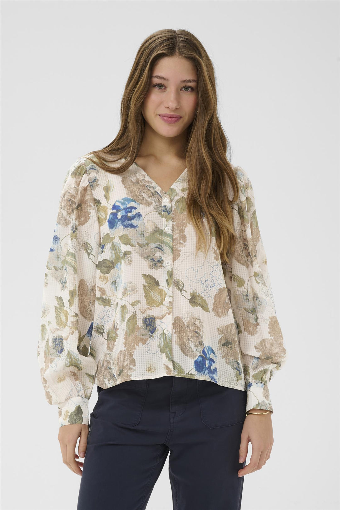 Cream - CrLucia Bluse med lang arm