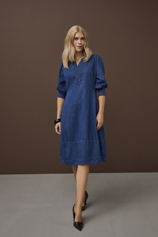 Culture - CUallura arpa kjole 3/4 arm sleeve dress