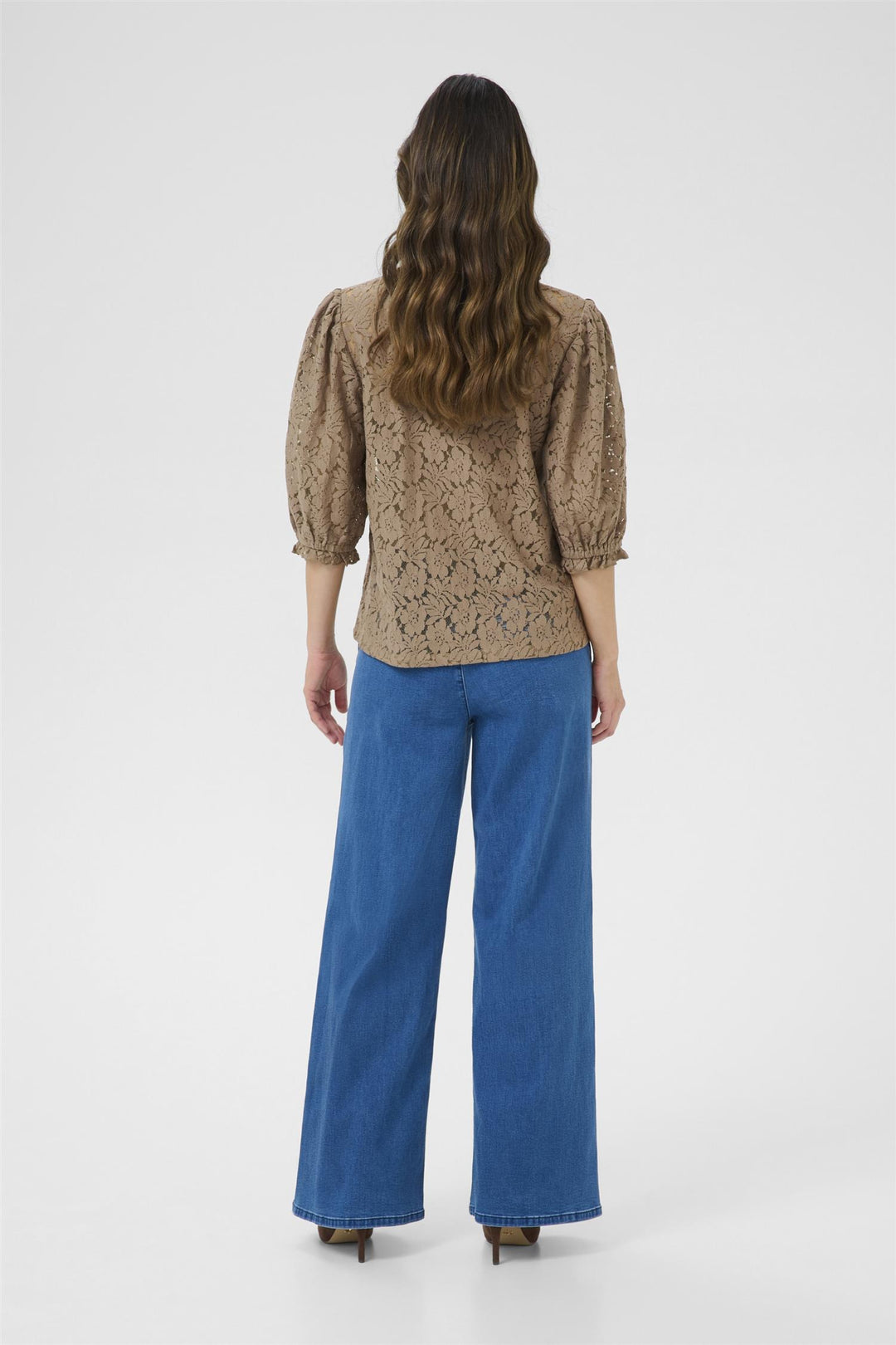 Cream - CRKaspis bluse med blonder