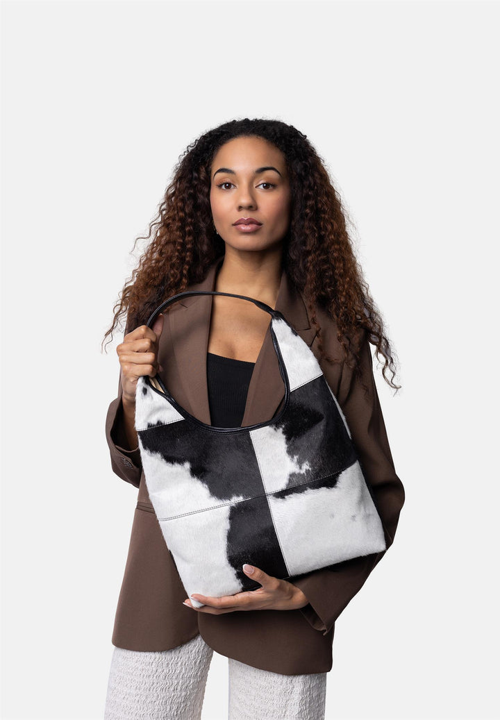 Redesigned - Jia Big – Trendy Skinnveske med Kuprint