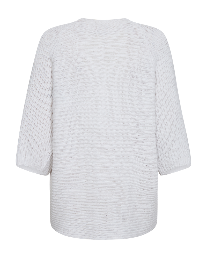 Freequent - FQCOTLA-Cardigan - Brilliant white