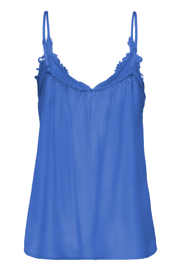 Cream - CRANNA Topp - Palace blue