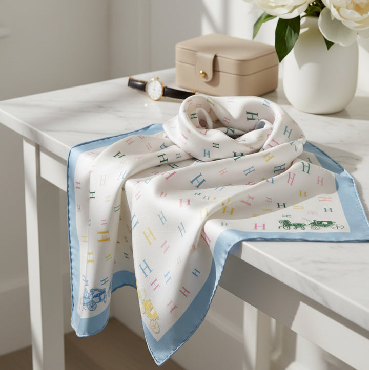 Endless - Bandana Skjerf - Multi Lys Blå