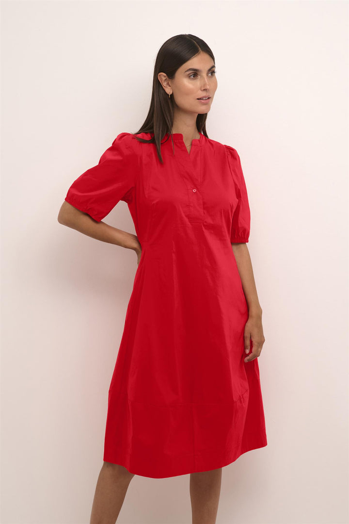 Culture - CUantoinett SS Placket Dress - Kjole