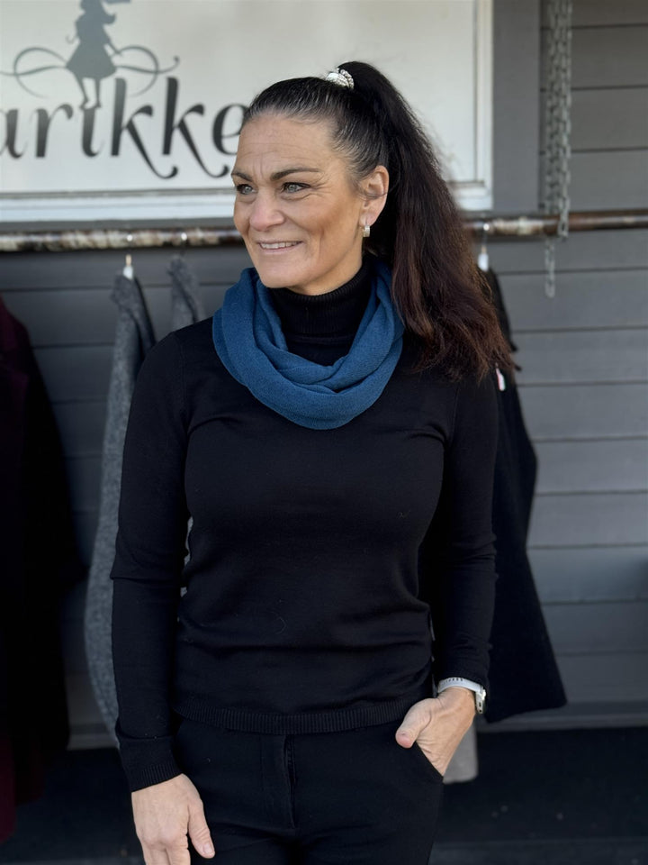 Kvitfjell Handbags - Tubeskjerf Blå Melange