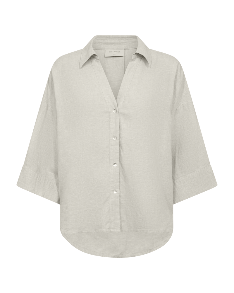 Freequent - FQLAVA Skjorte - Moonbeam Melange