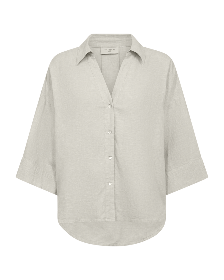 Freequent - FQLAVA Skjorte - Moonbeam Melange