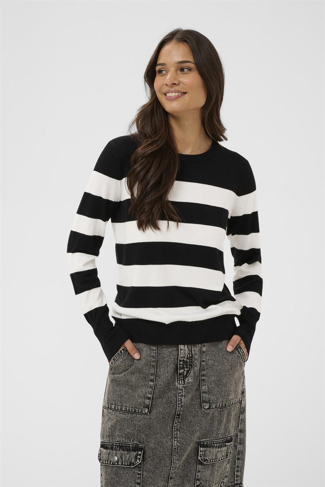 Kaffe Clothing - KAlizza stripete genser