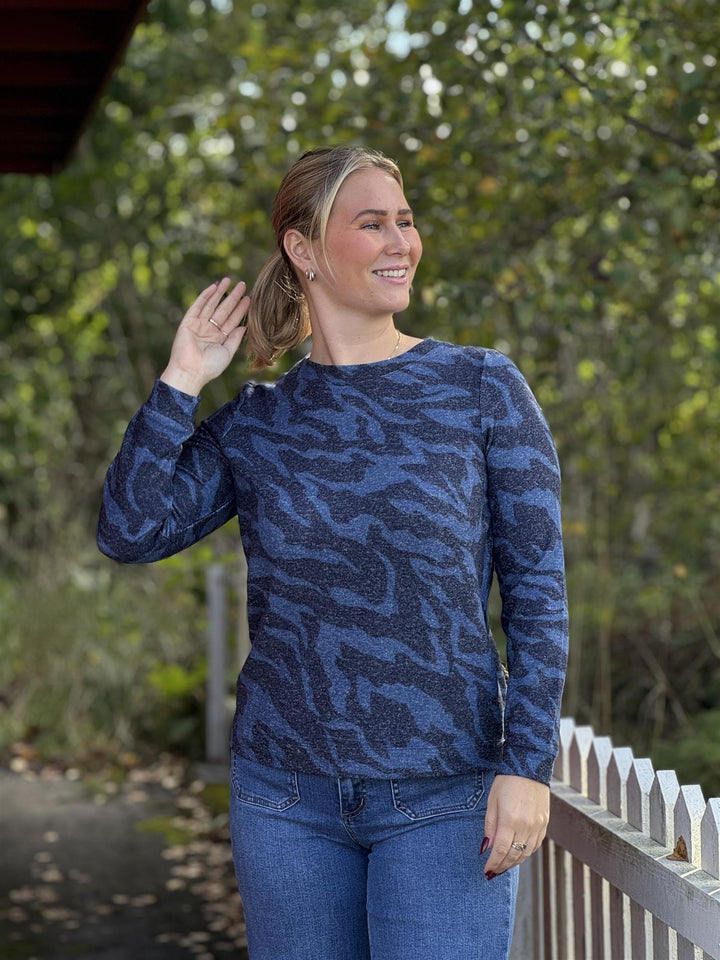 Cecil - cosy melange genser