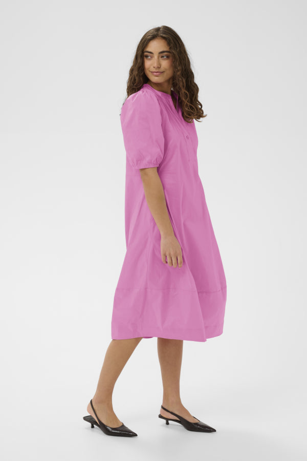 Culture - CUantoinett SS Placket Dress - Kjole