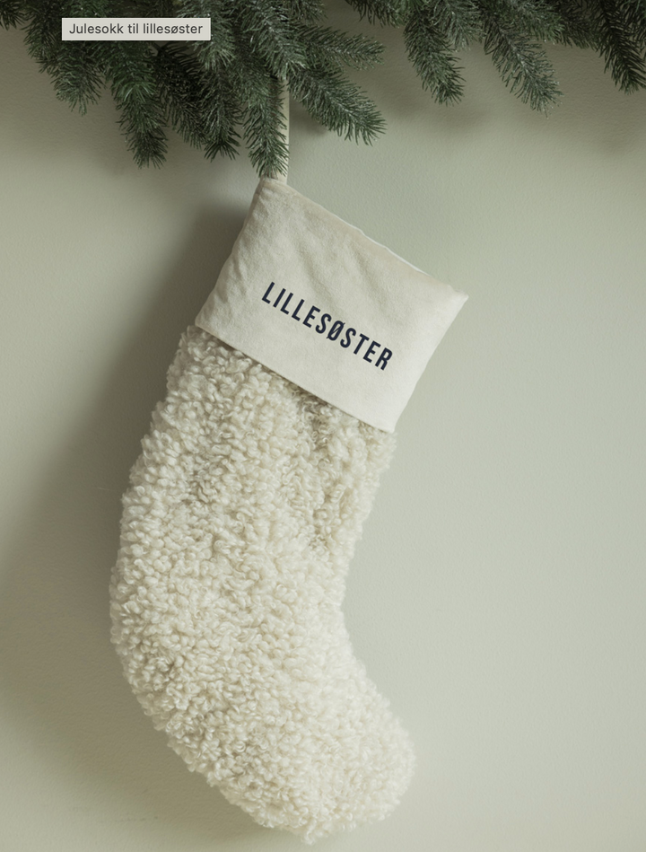 Pictureit - Julesokk Teddy - Lillesøster