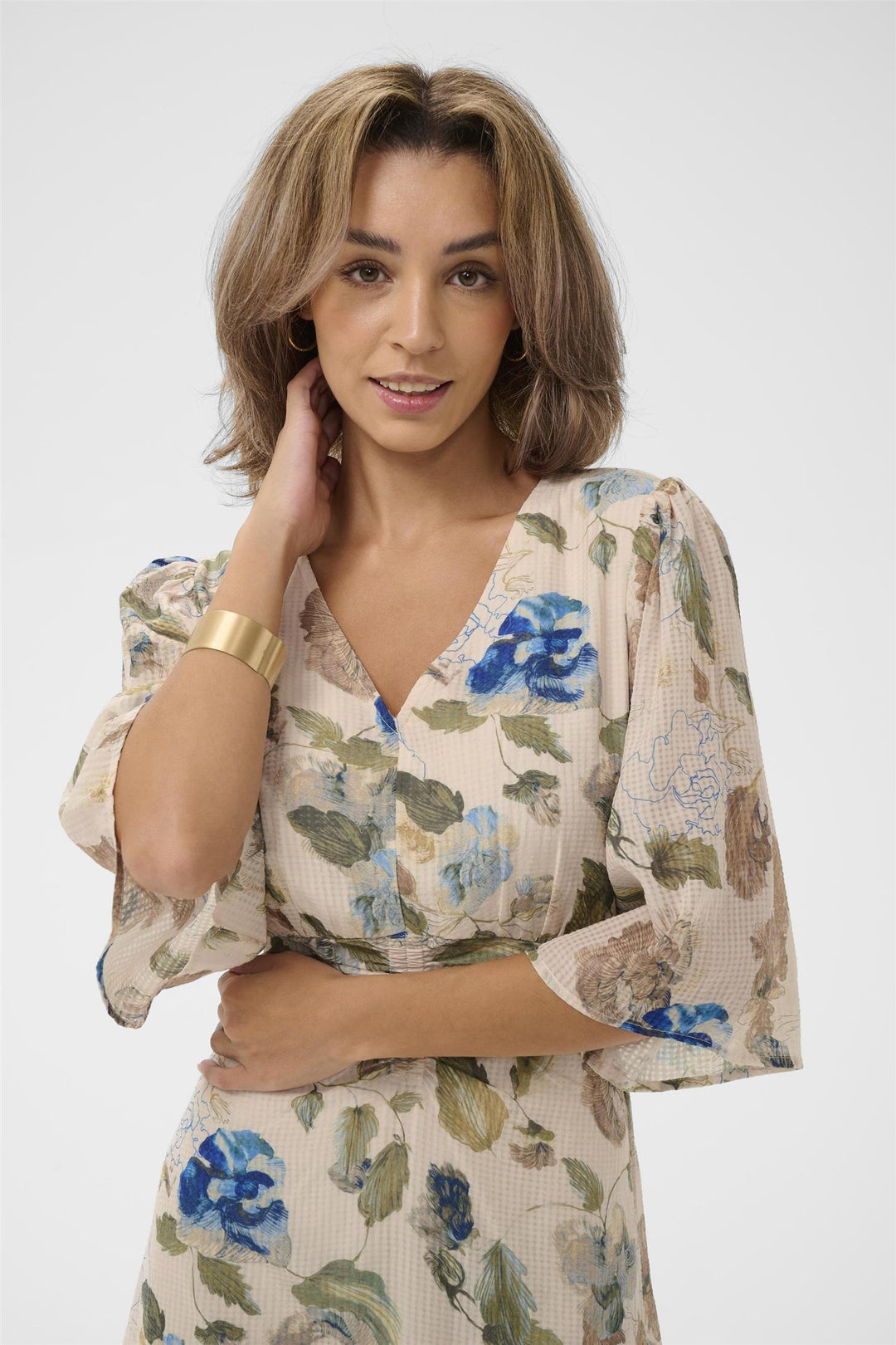 Cream - CRhailey Lang Kjole