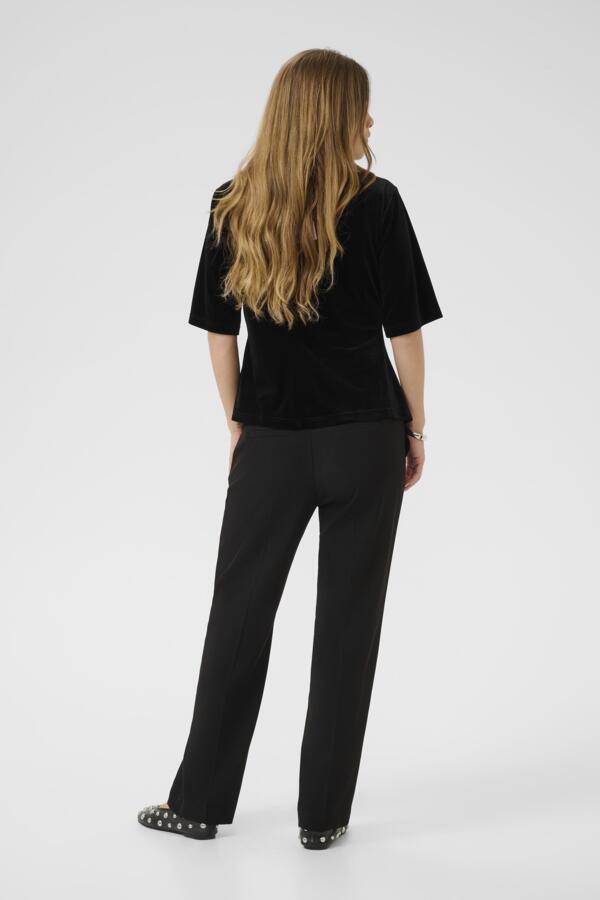 Culture - CUzoe SS Bluse - Svart