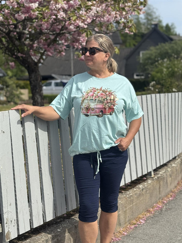 Drøbak Motehus - BUZZ T-Skjorte med print - AQUA