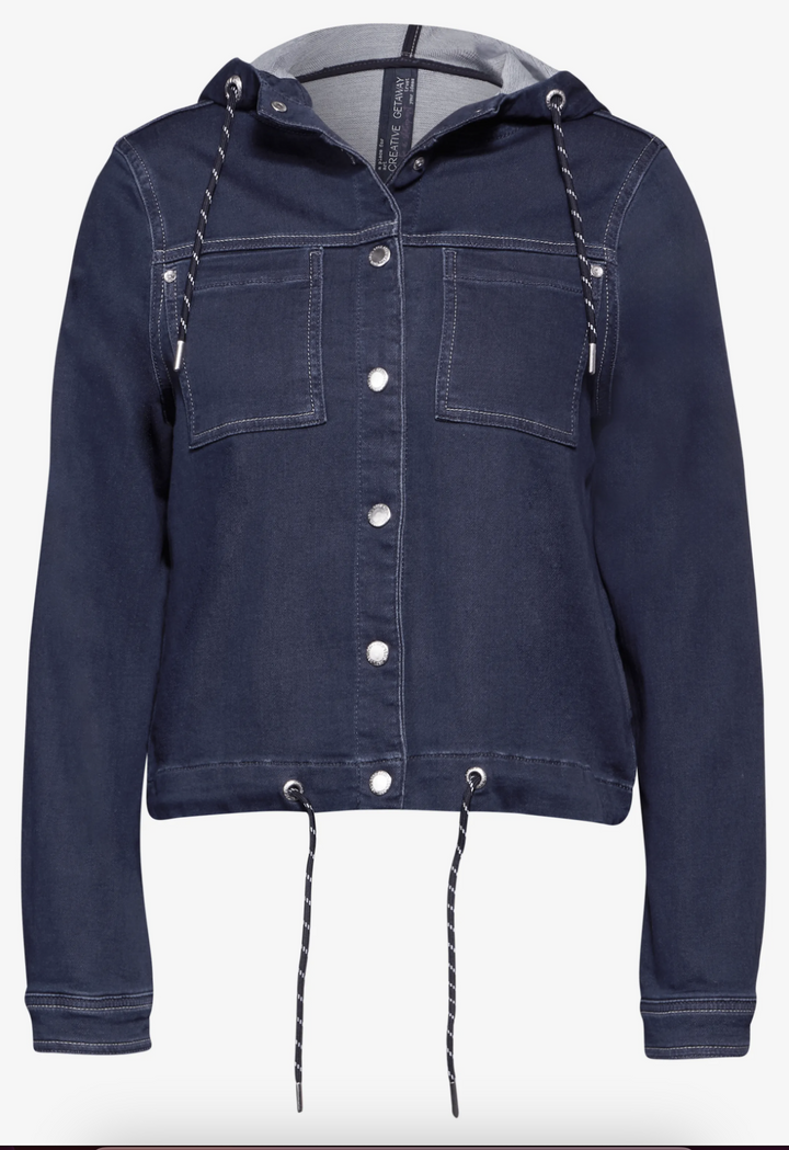 Cecil - Denim jakke - mørk denim