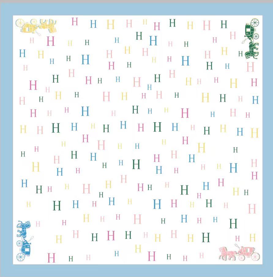 Endless - Bandana Skjerf - Multi Lys Blå