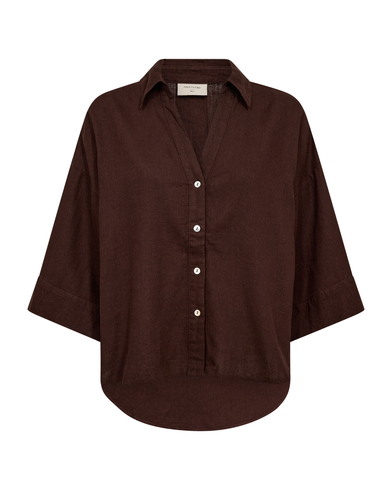 Freequent - FQLAVA Skjorte - Brun