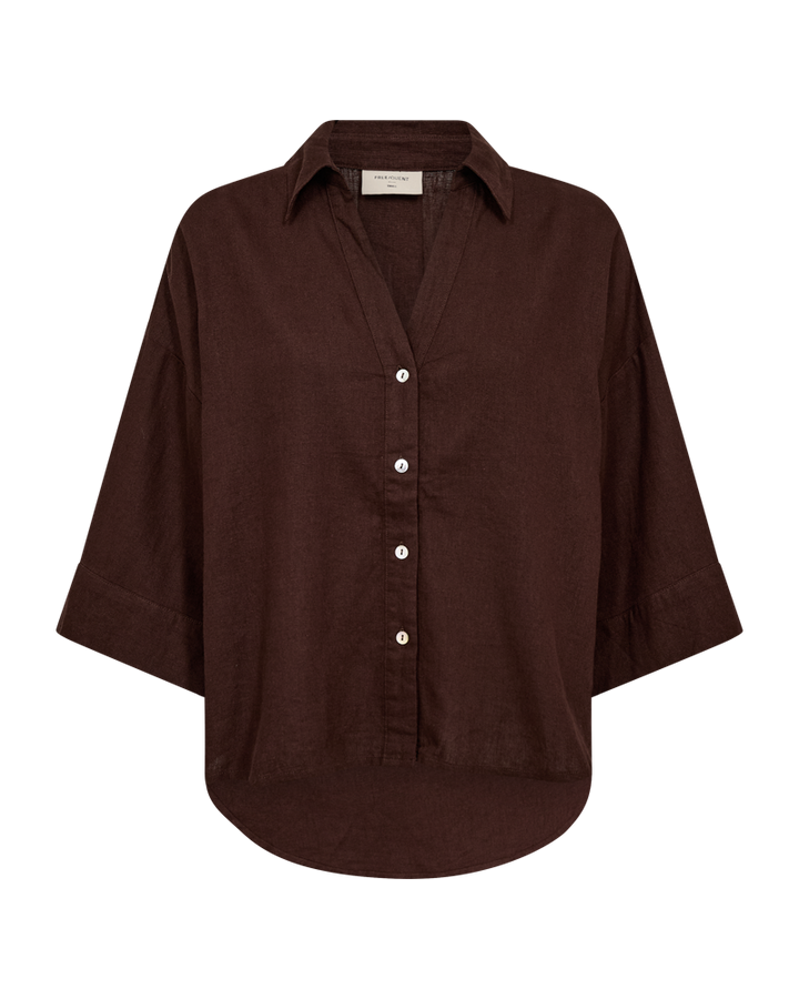 Freequent - FQLAVA Skjorte - Brun