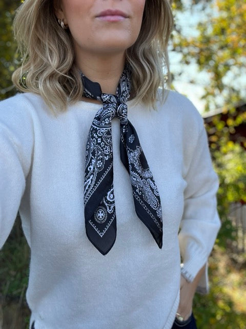 NORA Norway - Skjerf/Bandana - Svart