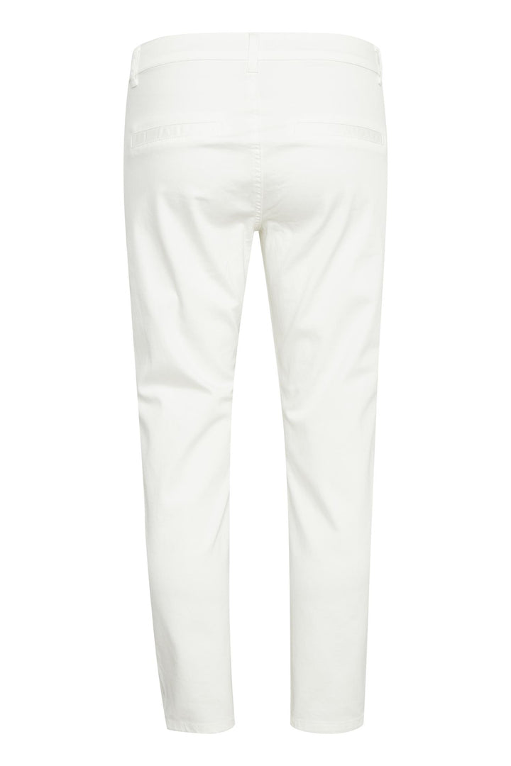 Culture - CUalba cropped Bukse Malou Fit - Hvit