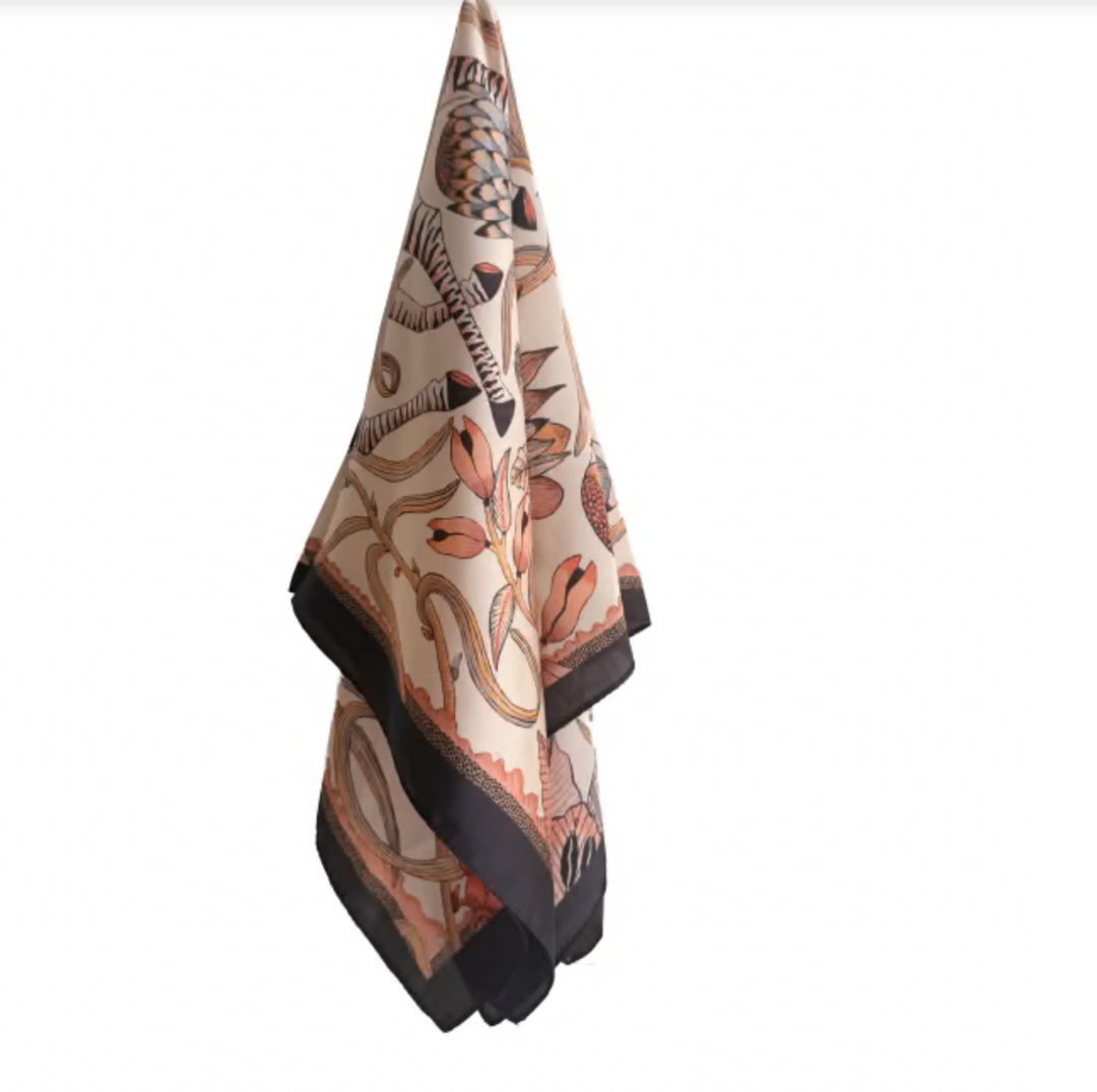 A&C - Nordic Jewellery Design - Lite skjerf, silk feel, sebra