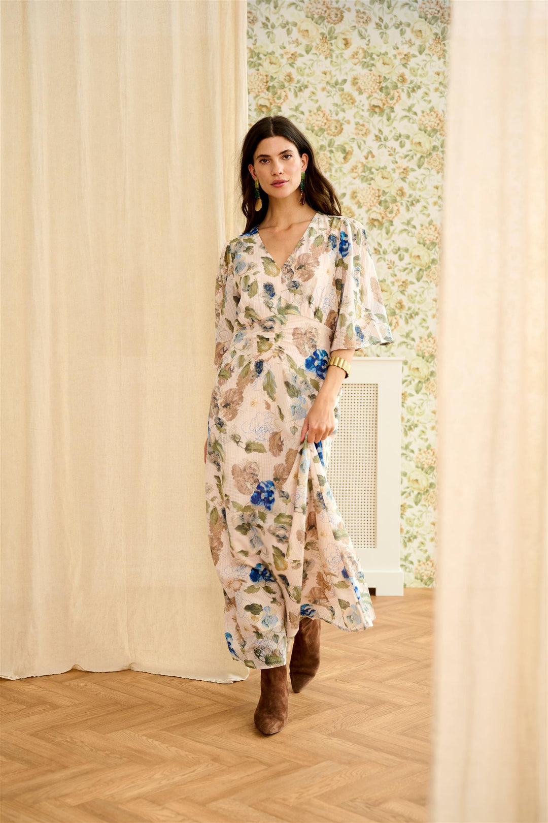 Cream - CRhailey Lang Kjole