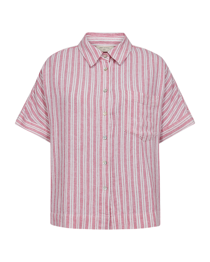 Freequent - FQLava skjorte med striper - Rosa