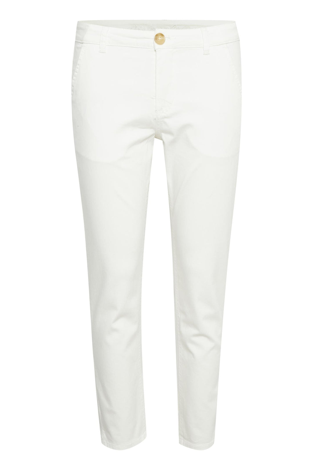 Culture - CUalba cropped Bukse Malou Fit - Hvit