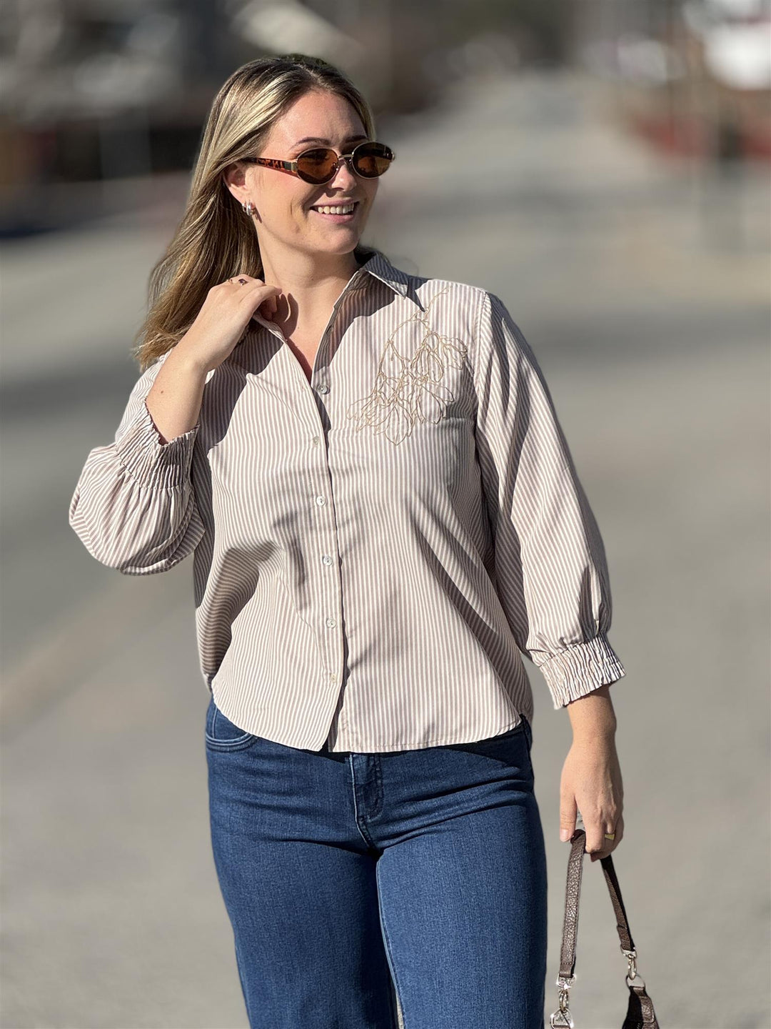 Freequent - FQEvalina Skjorte - Beige