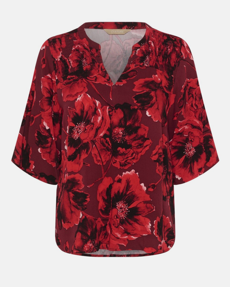 Culture - CUrachel Elitha SS Bluse