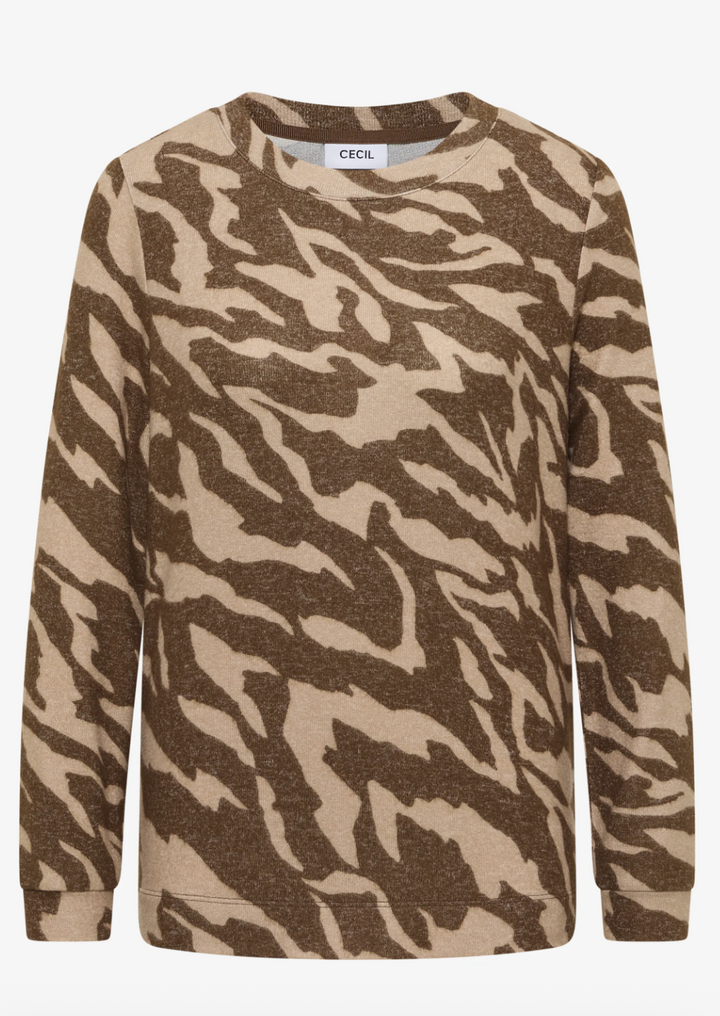 Cecil - cosy melange genser