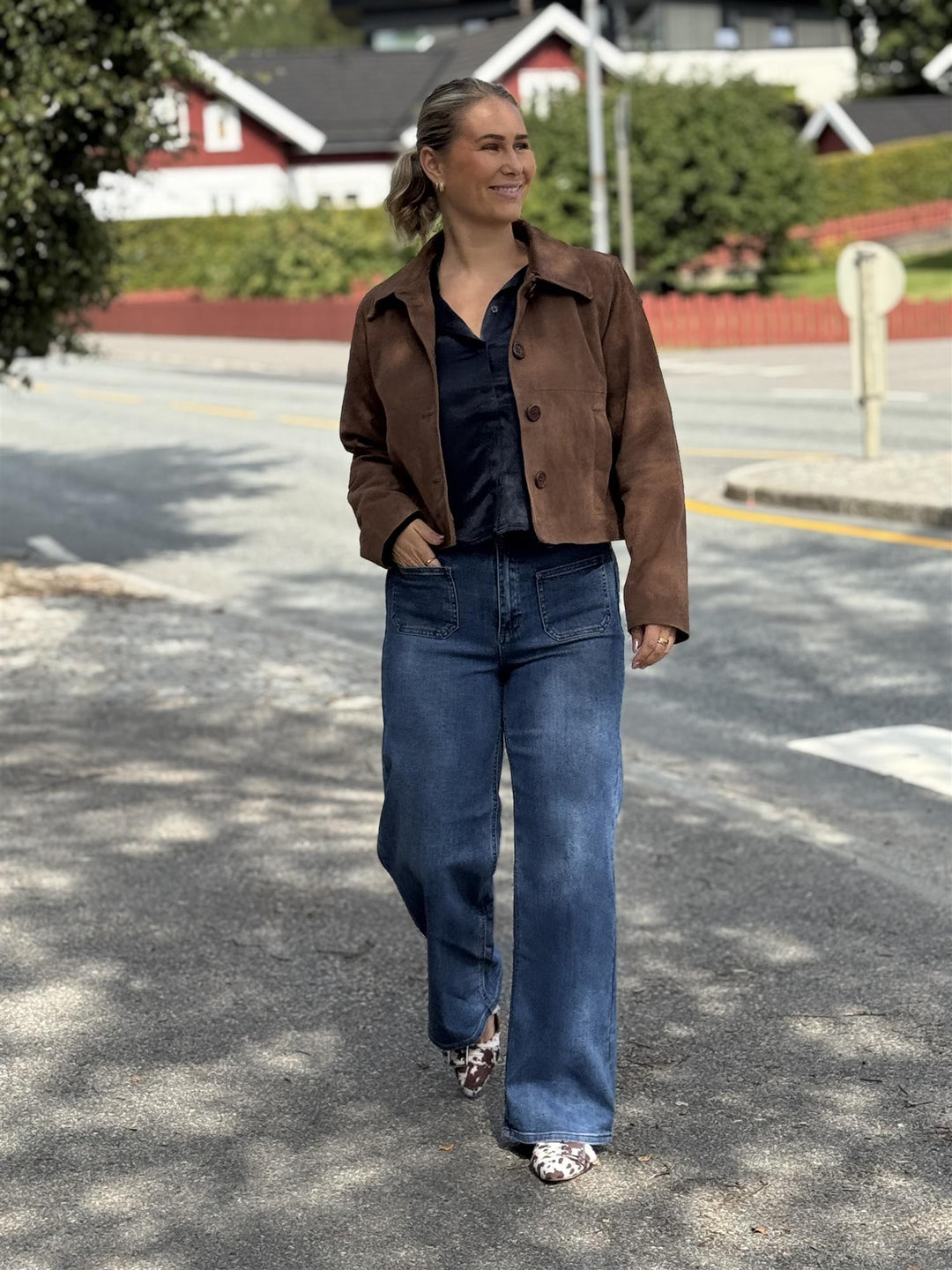 MY ESSENTIAL WARDROBE - PetraMW Semsket Skinnjakke