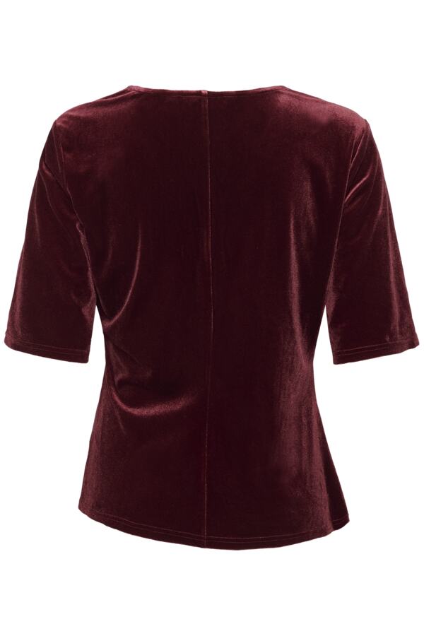 Culture - CUzoe SS Bluse - Zinfandel