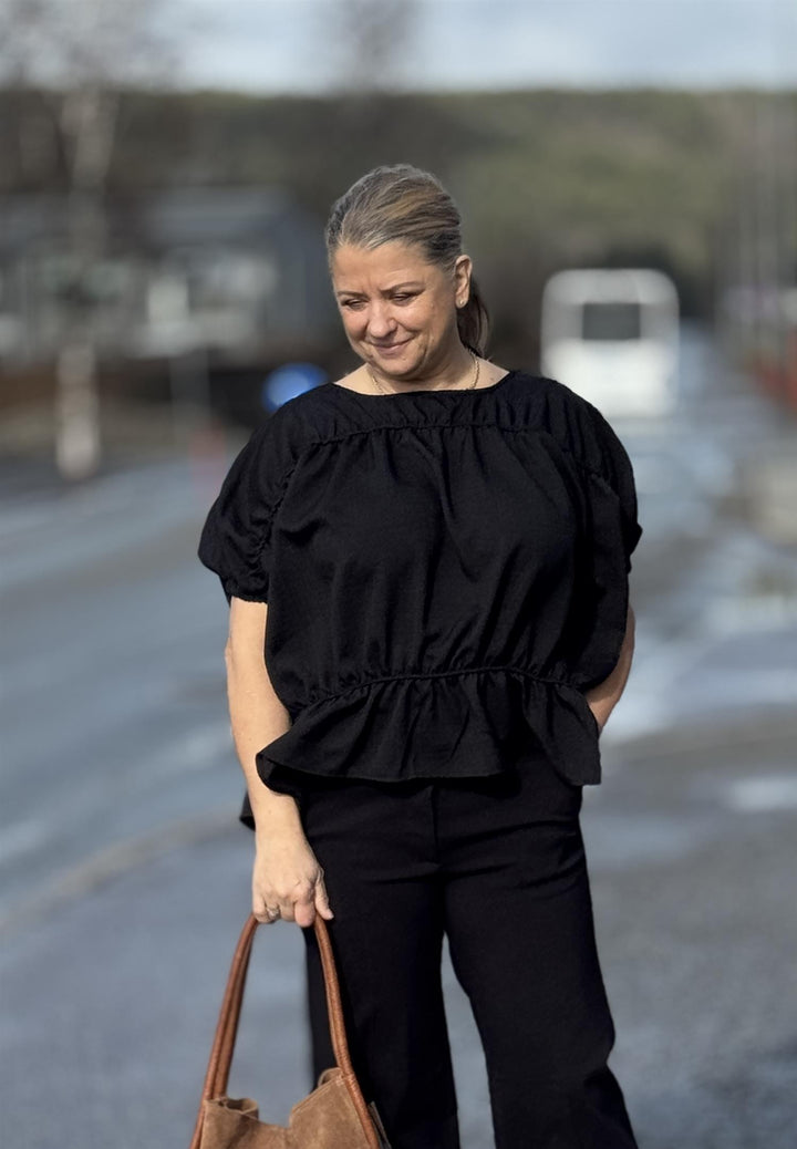 Marta Du Château - MDCsaffron Bluse - Sort