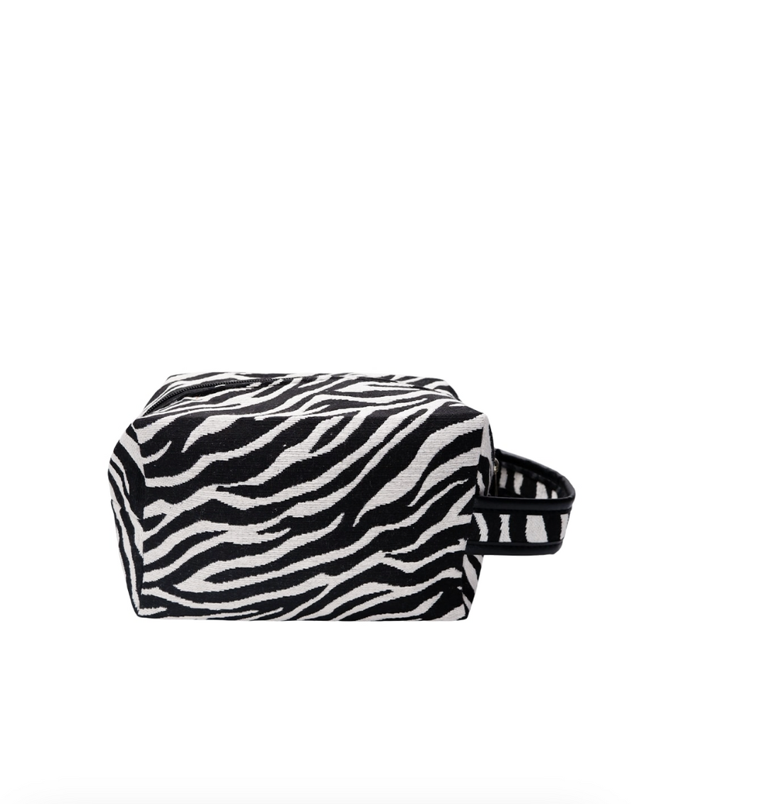 Black color - BCNYLA Makeup bag - zebra