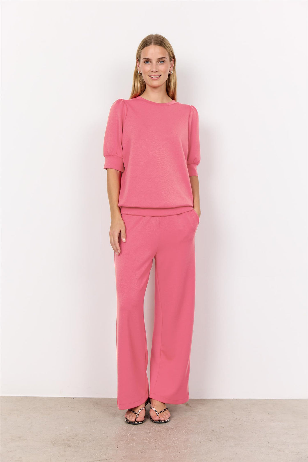 soyaconcept - SC-BANU 83 Genser med kort erm - Rosa