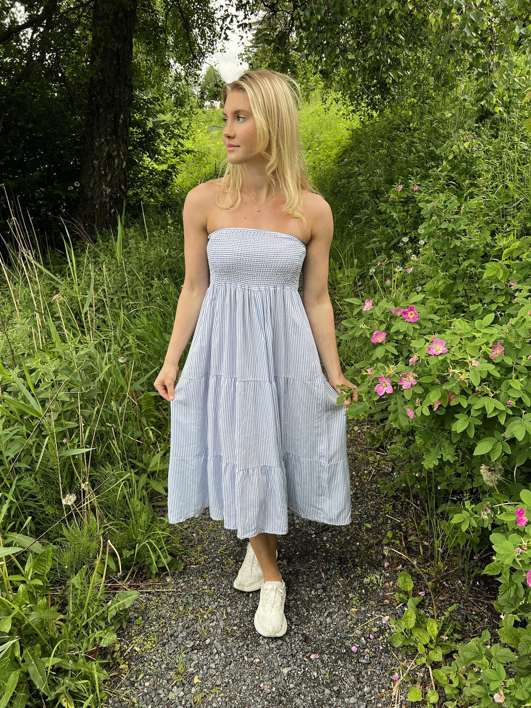 Marta Du Château - MdcPrincess Skjørt - Jeans Stripe