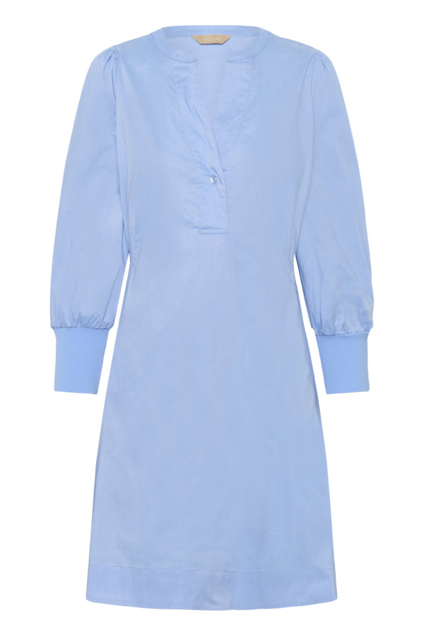 Culture - CUkiea Antionette Rib Kjole - Blå