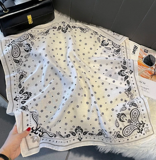 Endless - Bandana skjerf - Hvit